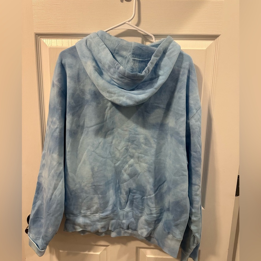 Taylor Swift 1989 Taylor’s Version Hoodie Blue Tie-Dye Unisex M Rare - Picture 4 of 5